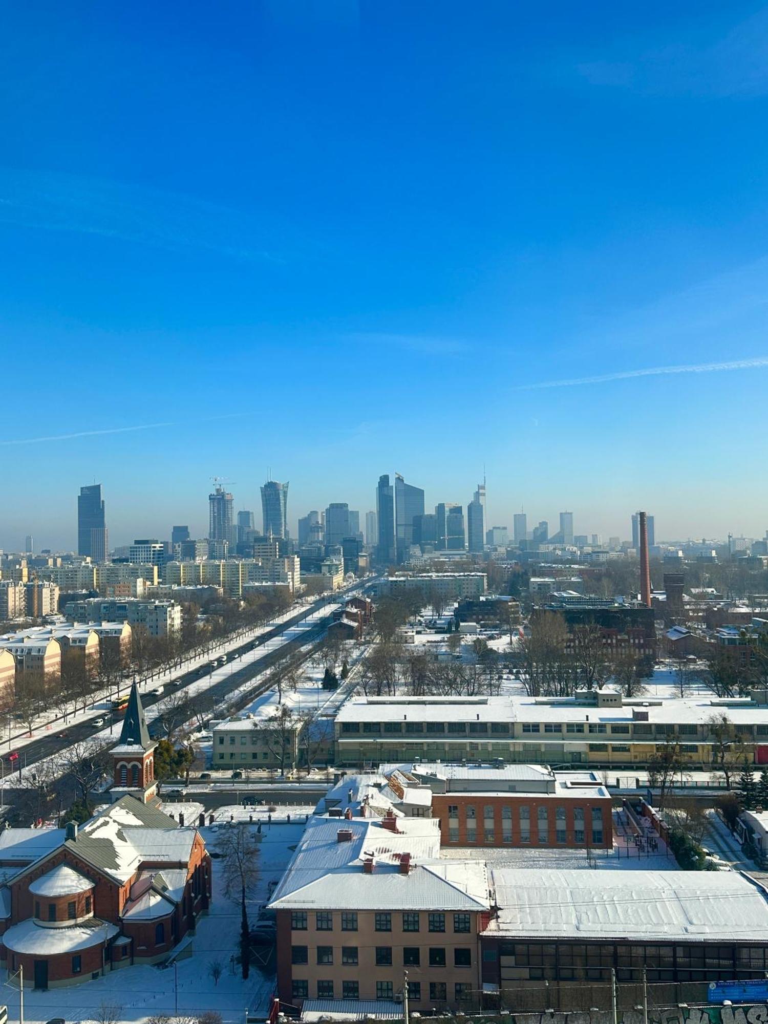 Sky Tower Apartments Warschau Buitenkant foto